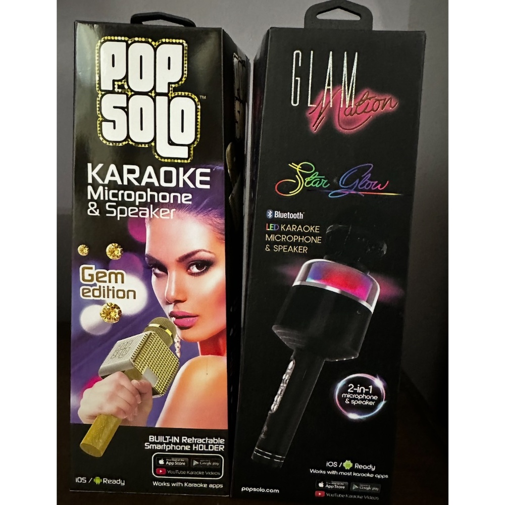 Elevate Your Parties with tzumi PopSolo Karaoke Microphones! (Gem or Star Glow E